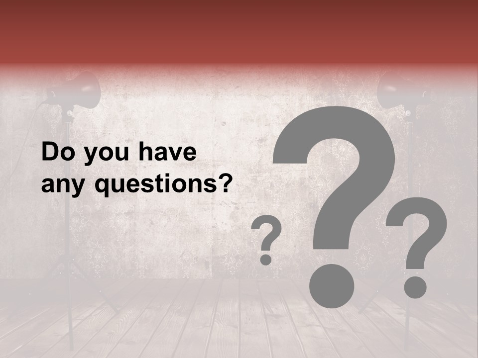 Grunge Equipment Floor PowerPoint Template