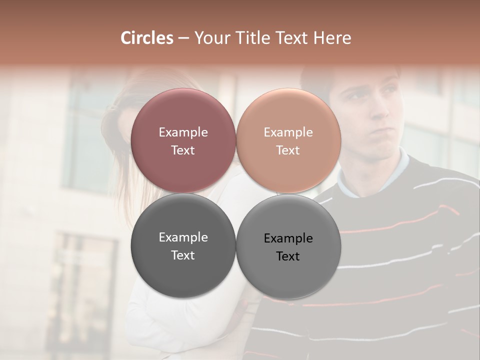 Boyfriend Sad People PowerPoint Template