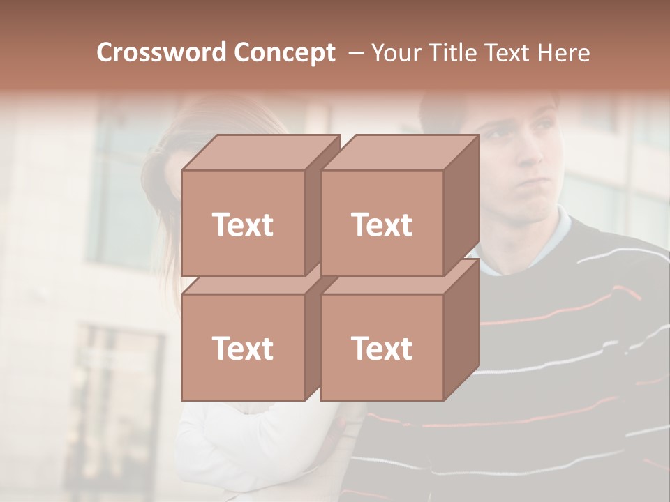 Boyfriend Sad People PowerPoint Template