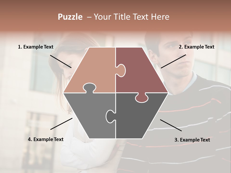 Boyfriend Sad People PowerPoint Template