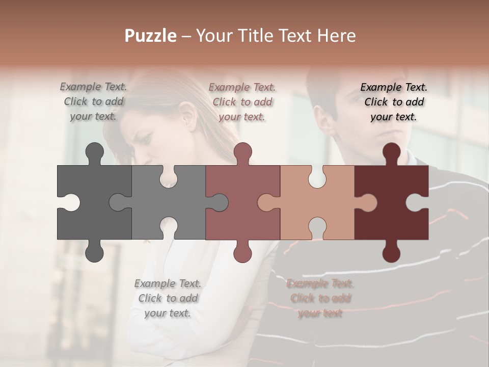 Boyfriend Sad People PowerPoint Template