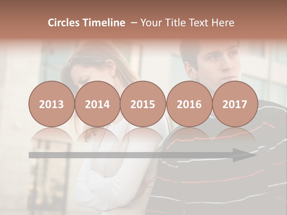 Boyfriend Sad People PowerPoint Template