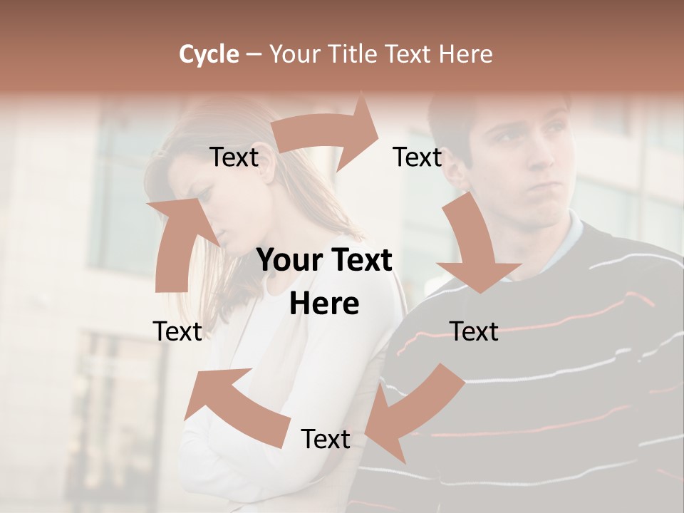 Boyfriend Sad People PowerPoint Template