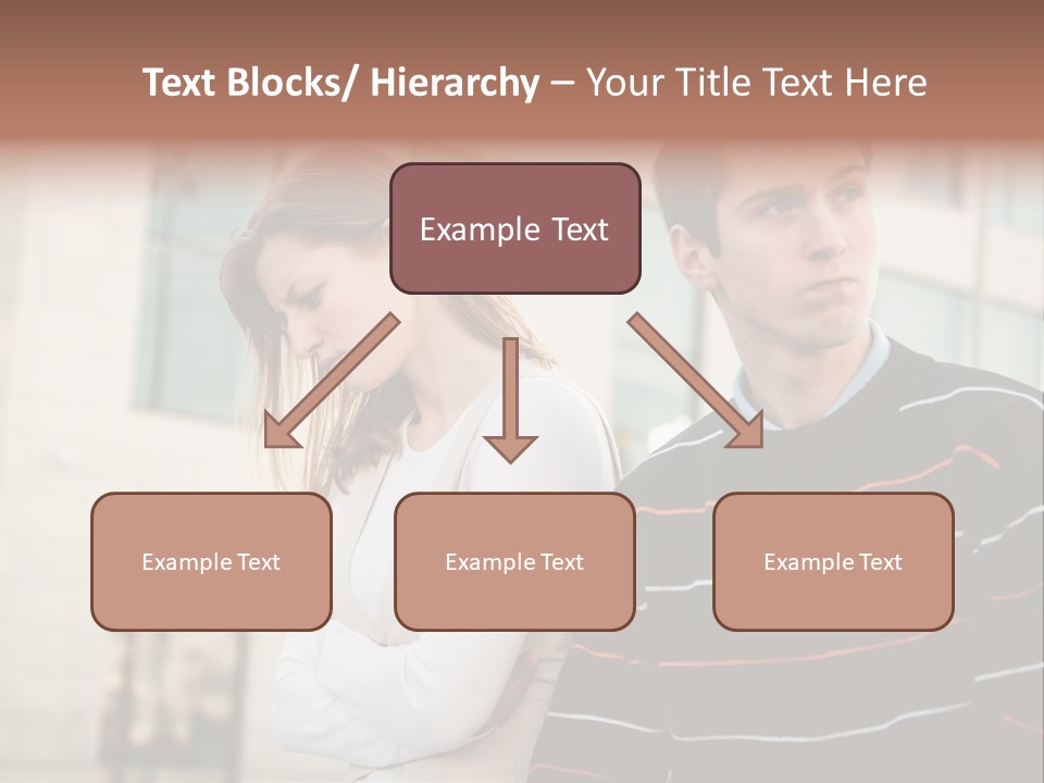 Boyfriend Sad People PowerPoint Template