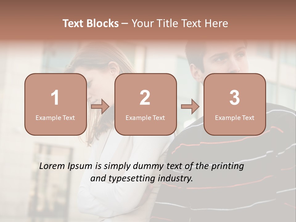 Boyfriend Sad People PowerPoint Template
