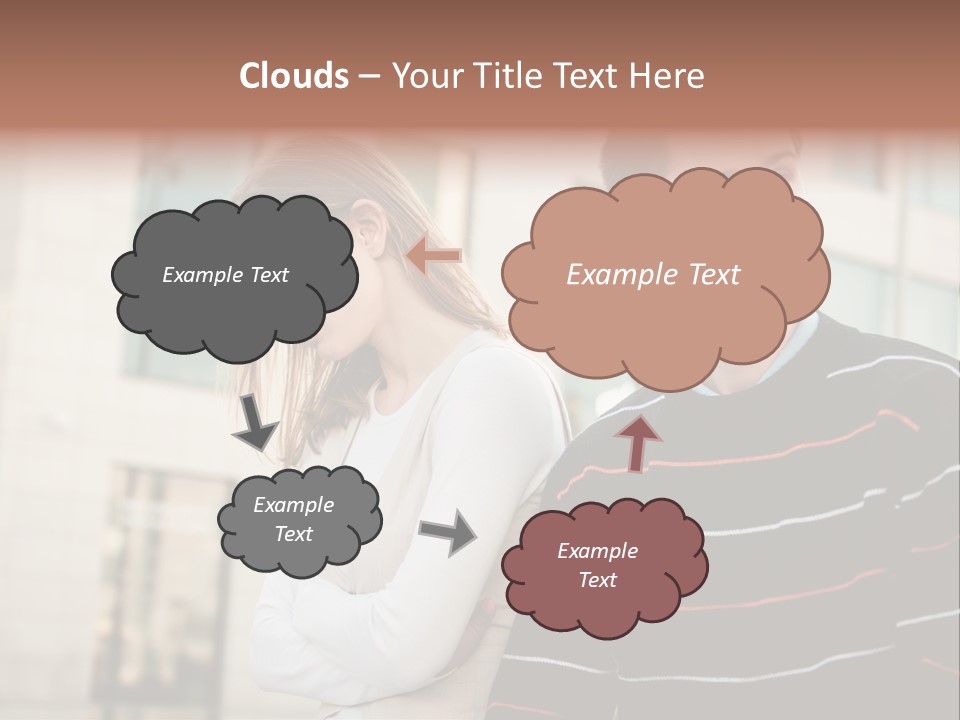 Boyfriend Sad People PowerPoint Template