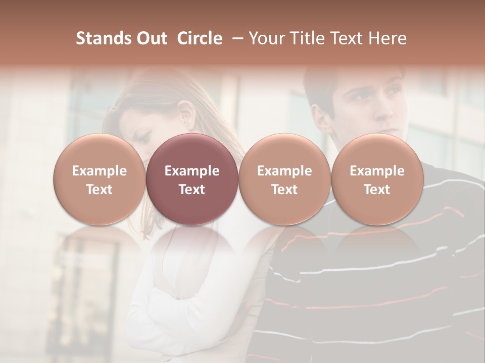 Boyfriend Sad People PowerPoint Template