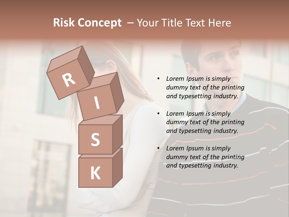 Boyfriend Sad People PowerPoint Template