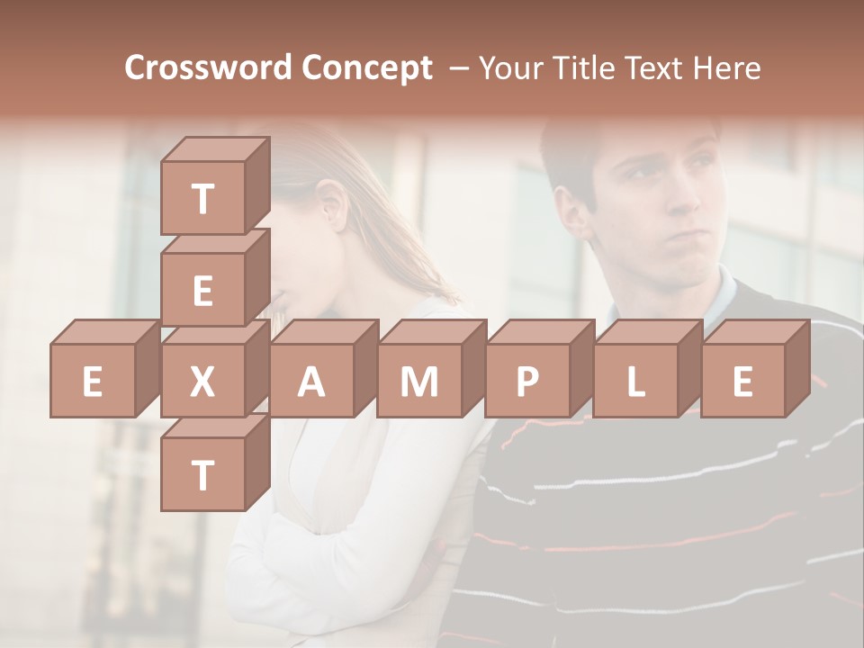 Boyfriend Sad People PowerPoint Template