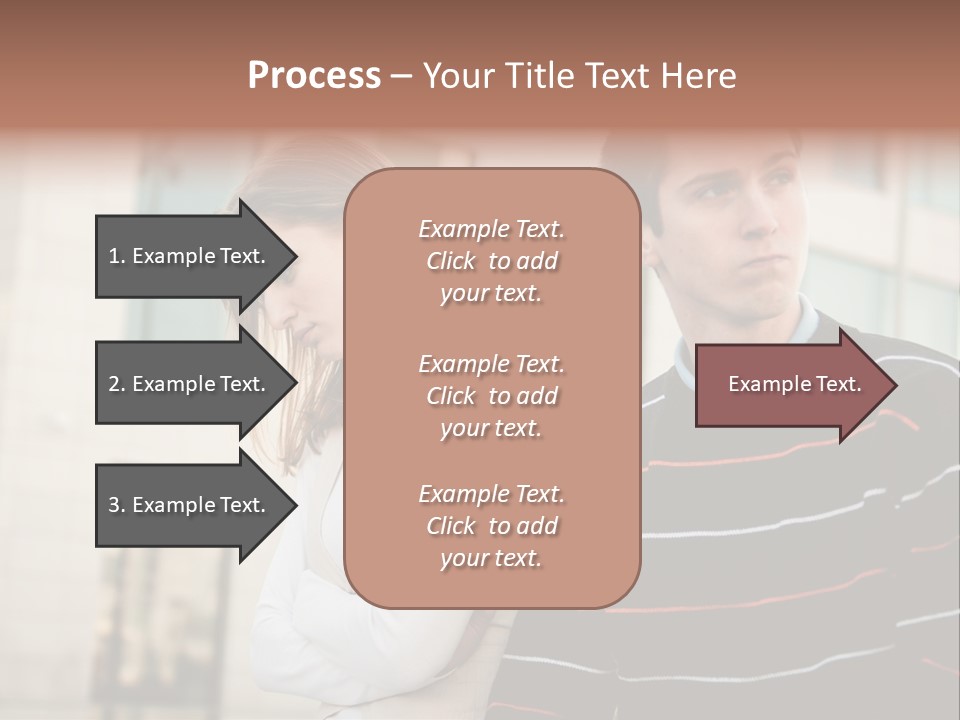 Boyfriend Sad People PowerPoint Template