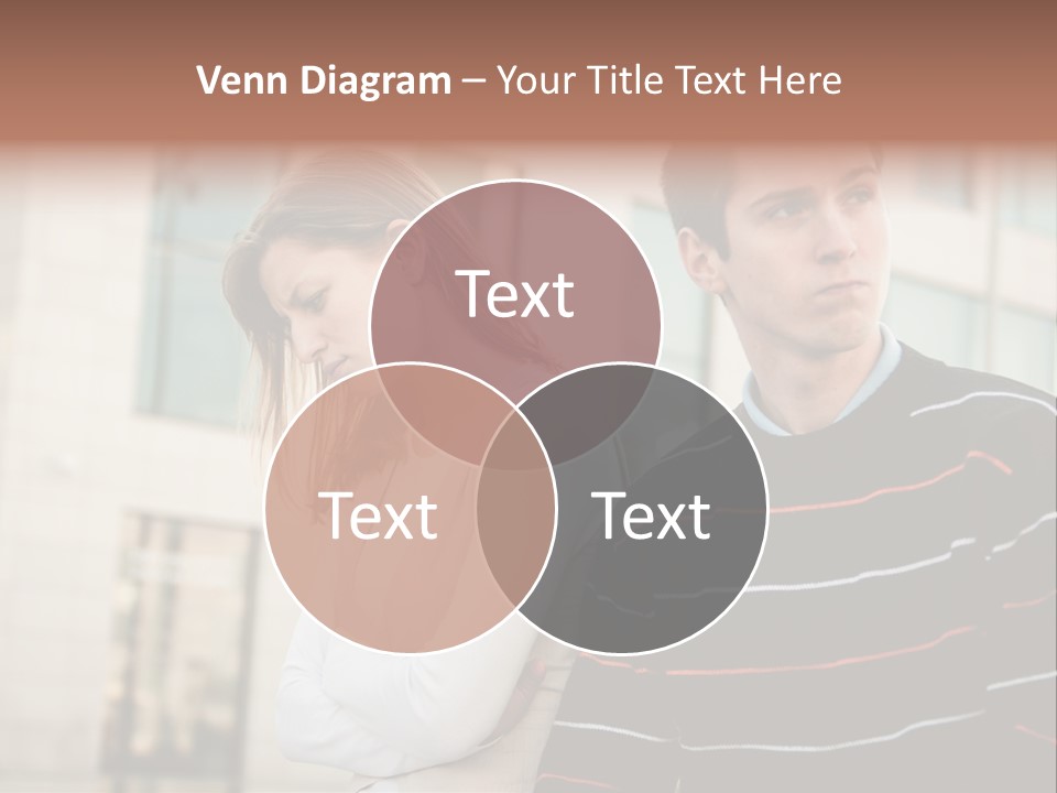 Boyfriend Sad People PowerPoint Template