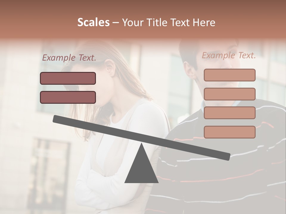 Boyfriend Sad People PowerPoint Template