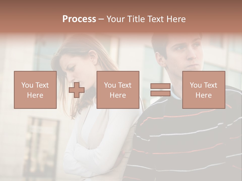 Boyfriend Sad People PowerPoint Template
