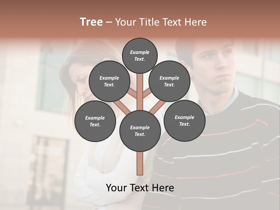 Boyfriend Sad People PowerPoint Template