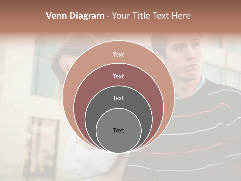Boyfriend Sad People PowerPoint Template