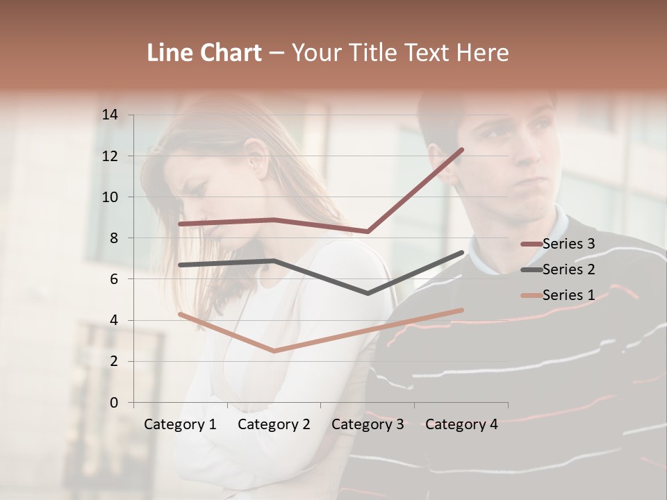 Boyfriend Sad People PowerPoint Template