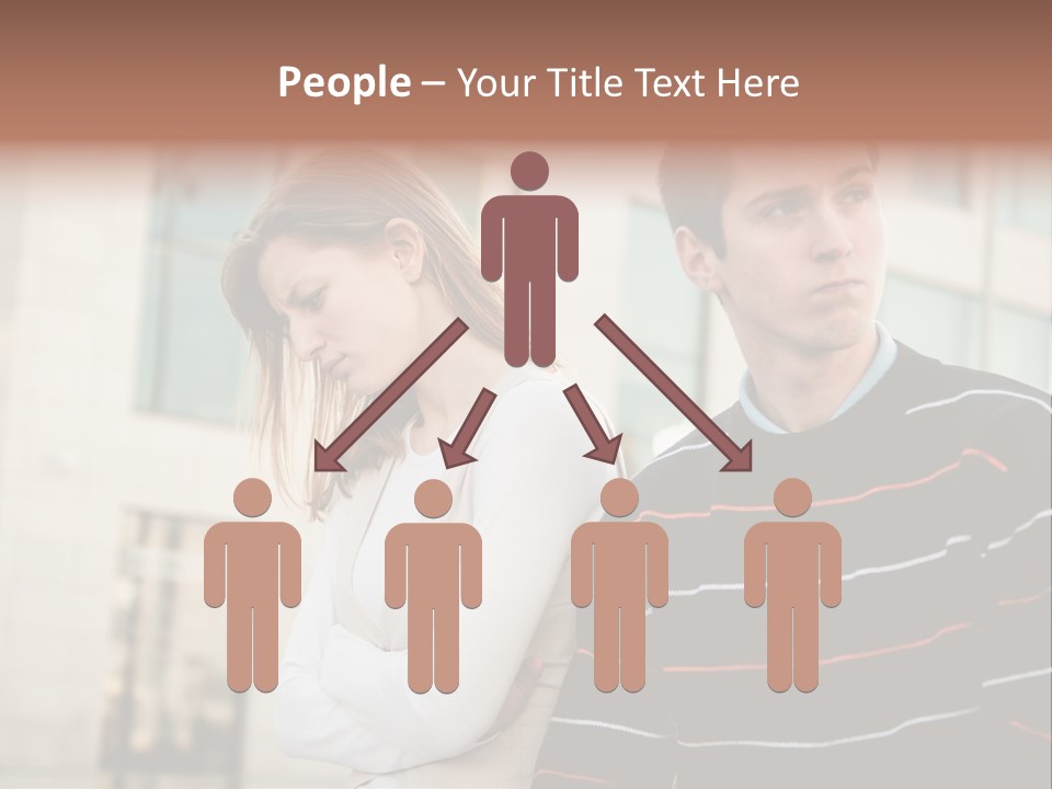 Boyfriend Sad People PowerPoint Template