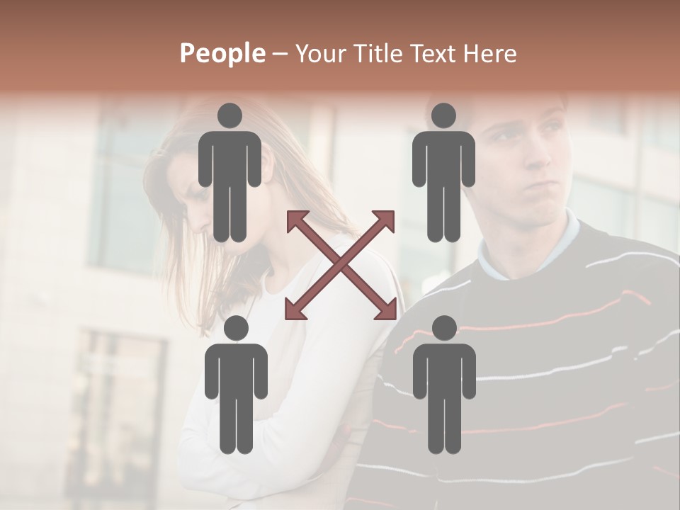 Boyfriend Sad People PowerPoint Template