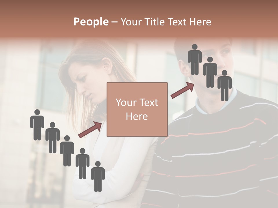 Boyfriend Sad People PowerPoint Template