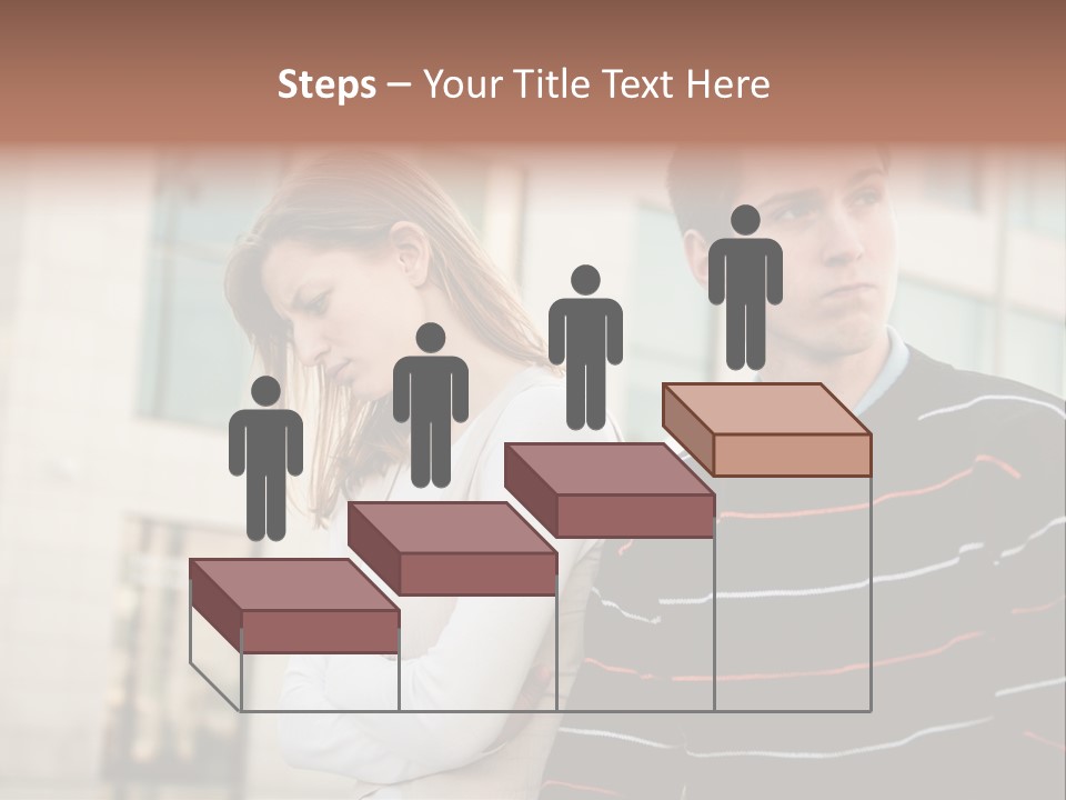 Boyfriend Sad People PowerPoint Template