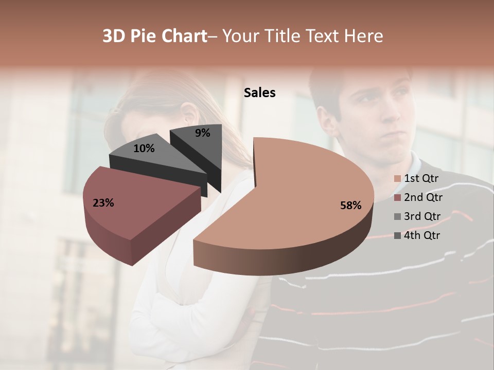 Boyfriend Sad People PowerPoint Template