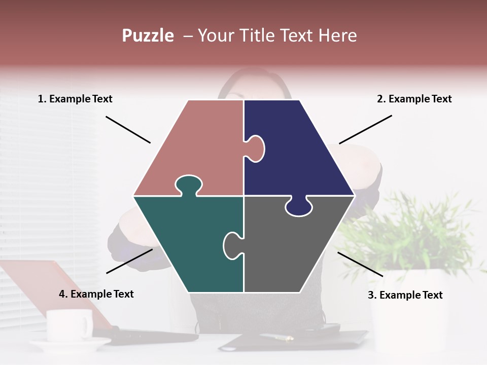 Woman Table Upset PowerPoint Template