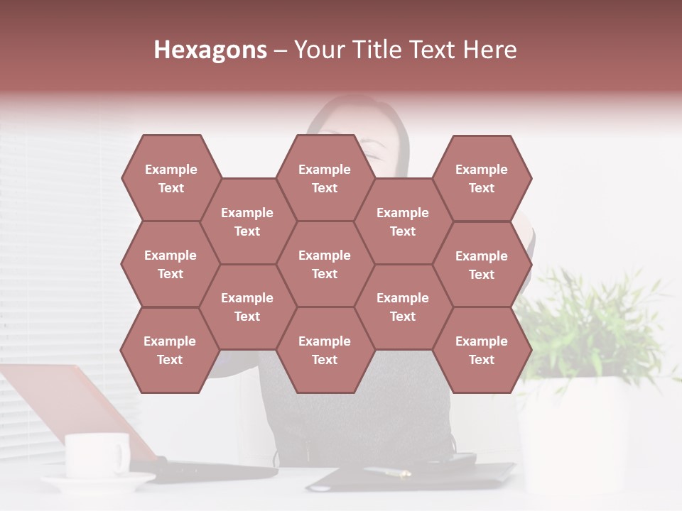 Woman Table Upset PowerPoint Template