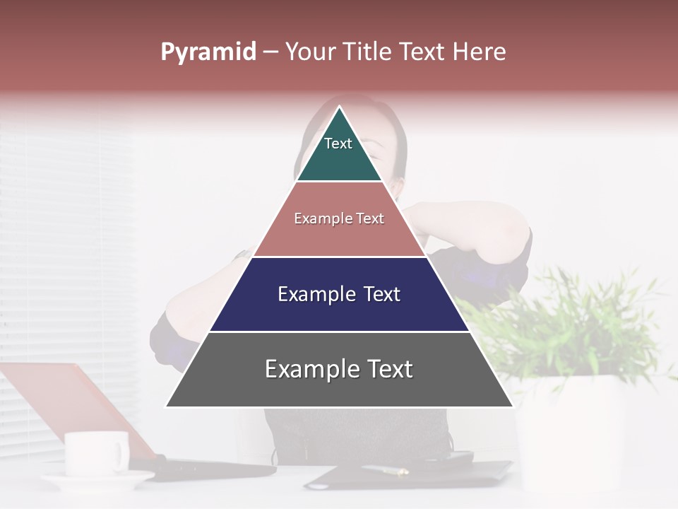 Woman Table Upset PowerPoint Template