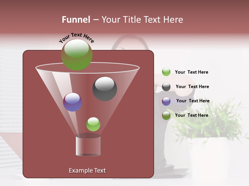 Woman Table Upset PowerPoint Template