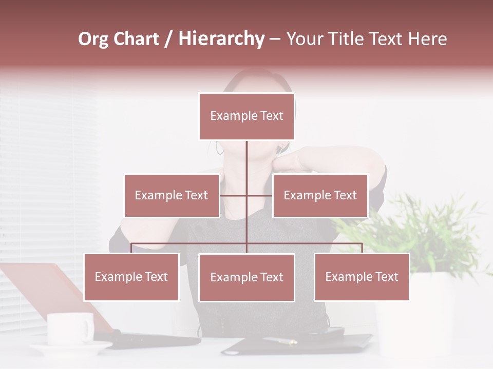 Woman Table Upset PowerPoint Template