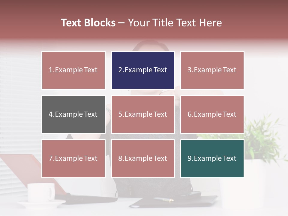Woman Table Upset PowerPoint Template