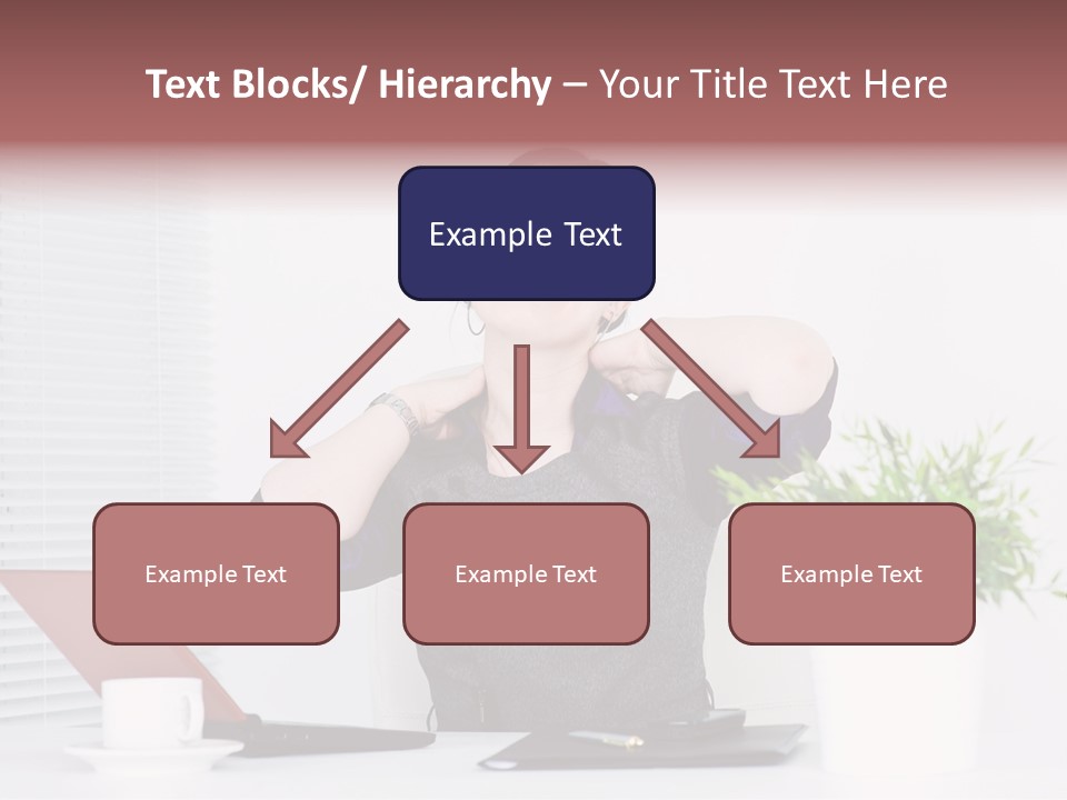 Woman Table Upset PowerPoint Template