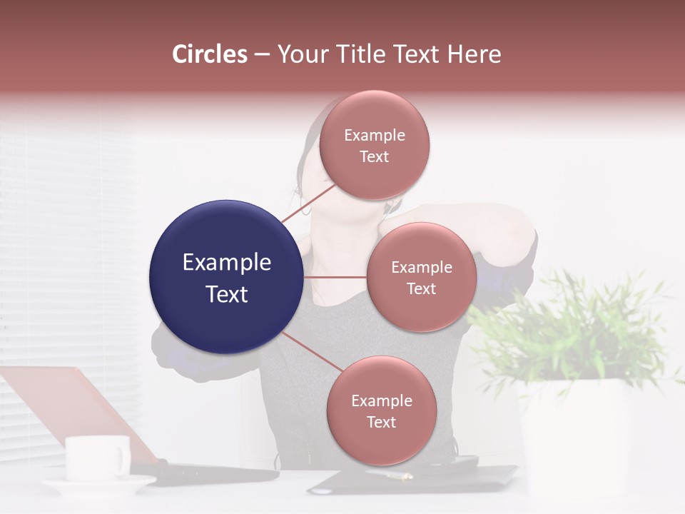 Woman Table Upset PowerPoint Template