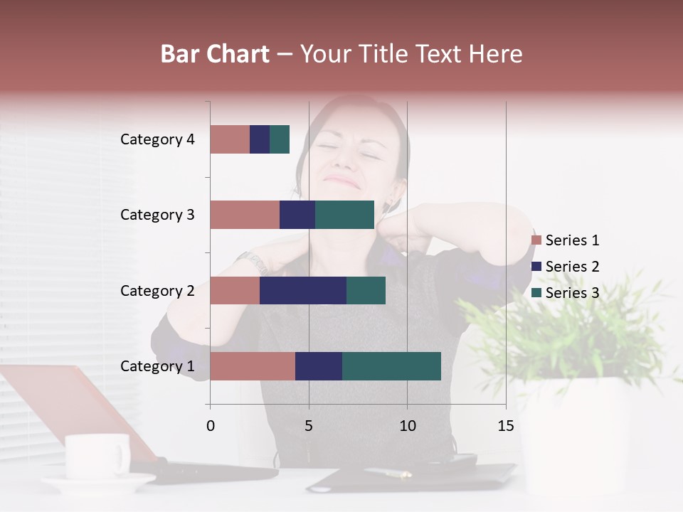 Woman Table Upset PowerPoint Template