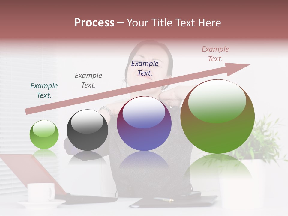 Woman Table Upset PowerPoint Template