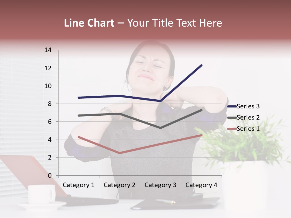 Woman Table Upset PowerPoint Template
