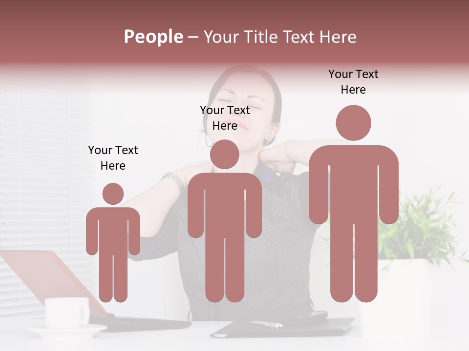 Woman Table Upset PowerPoint Template