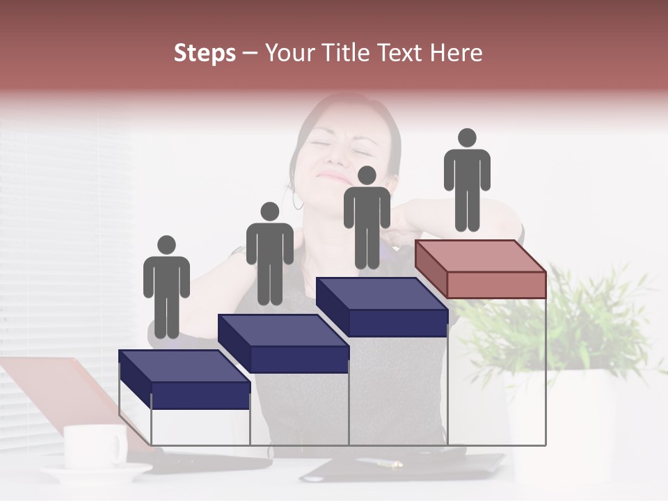 Woman Table Upset PowerPoint Template