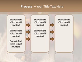 Christmas Spices Cinnamon Straw Star PowerPoint Template