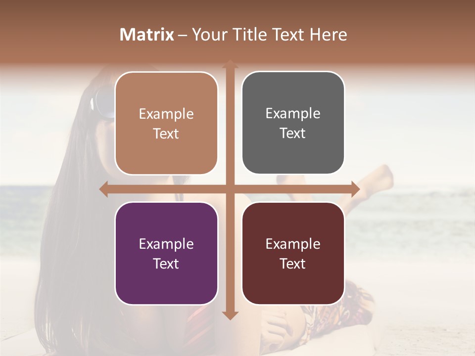 Color Fashion Sea PowerPoint Template