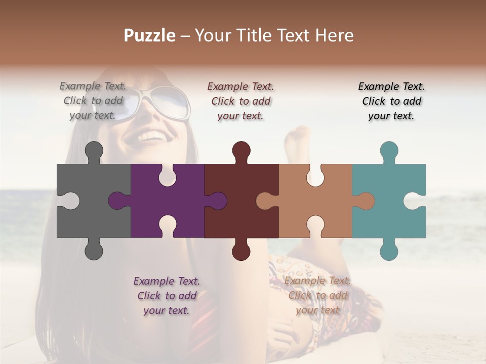 Color Fashion Sea PowerPoint Template