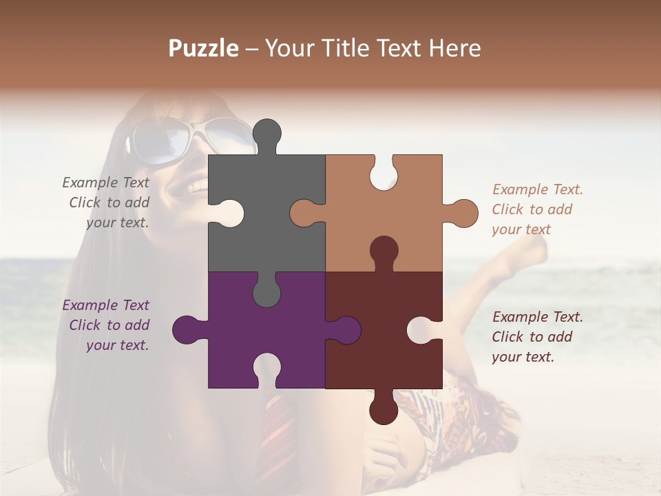 Color Fashion Sea PowerPoint Template