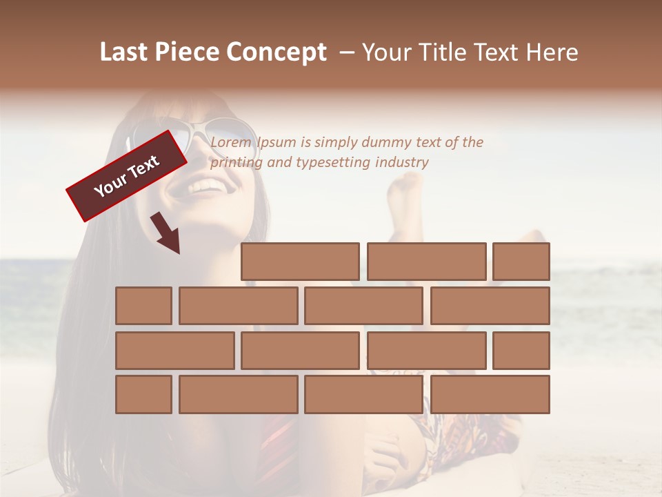 Color Fashion Sea PowerPoint Template