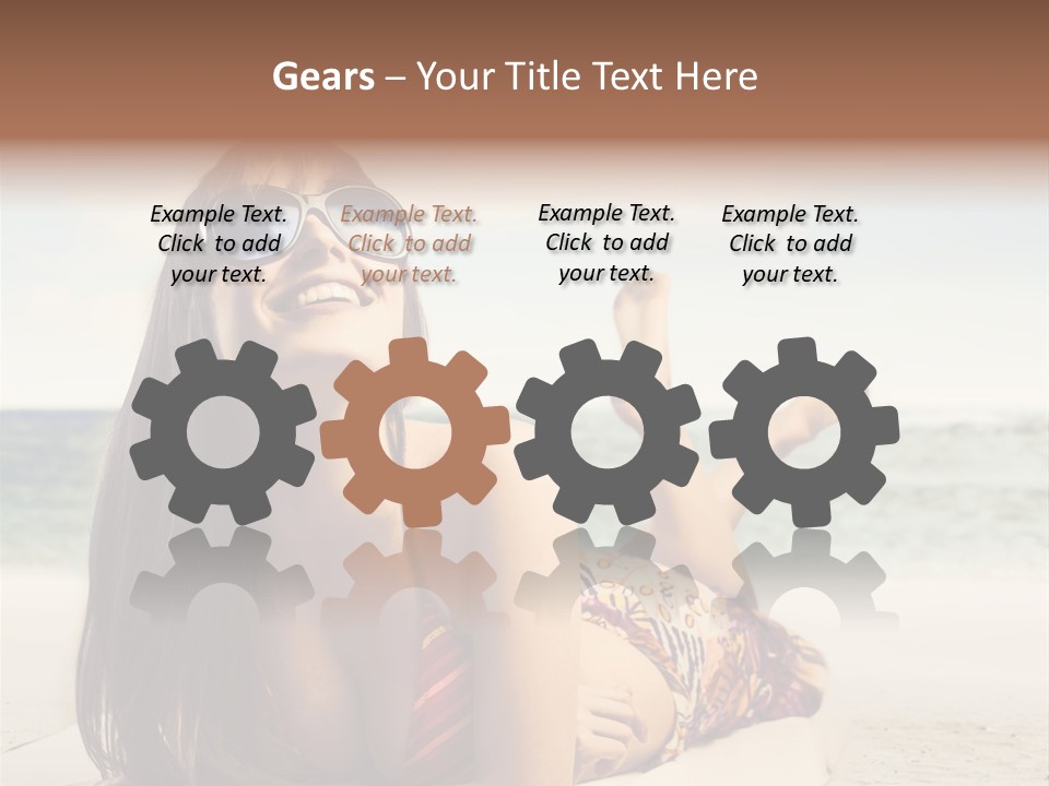 Color Fashion Sea PowerPoint Template