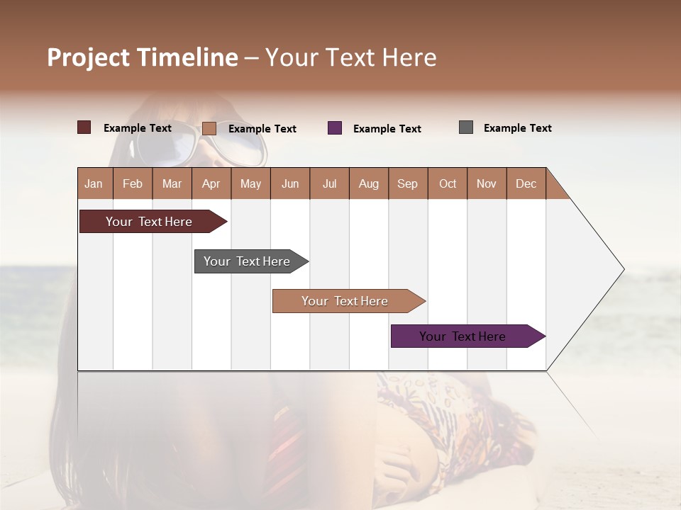 Color Fashion Sea PowerPoint Template