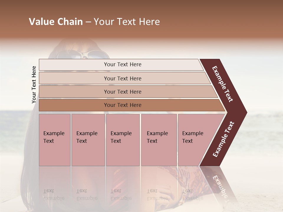 Color Fashion Sea PowerPoint Template