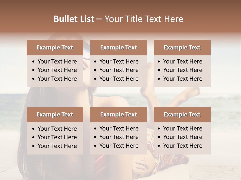 Color Fashion Sea PowerPoint Template