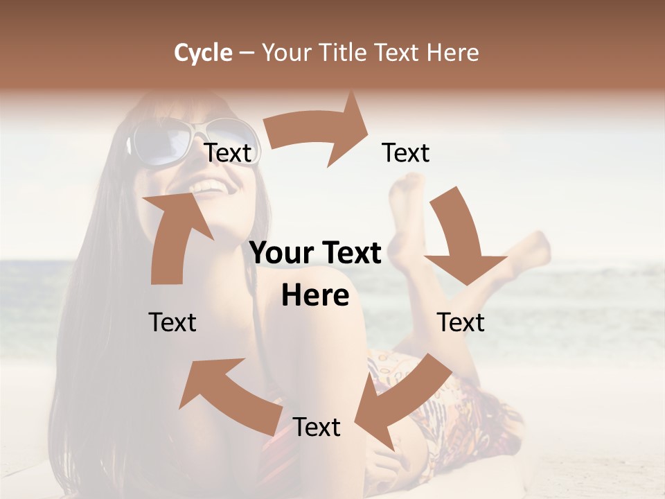 Color Fashion Sea PowerPoint Template