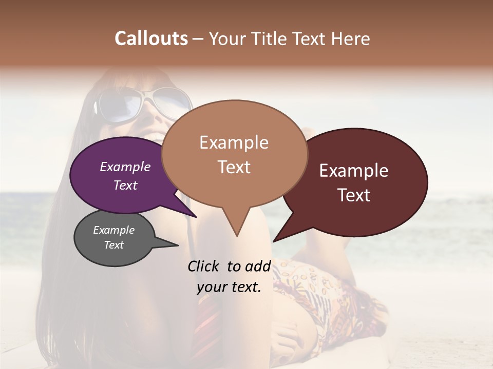 Color Fashion Sea PowerPoint Template