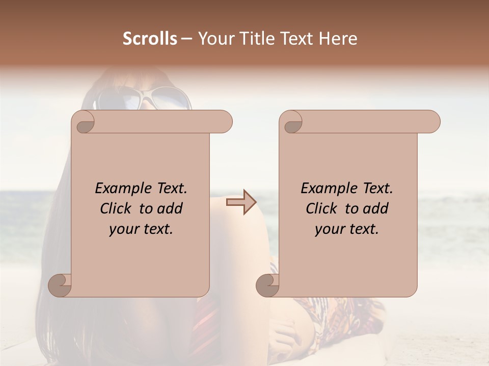 Color Fashion Sea PowerPoint Template